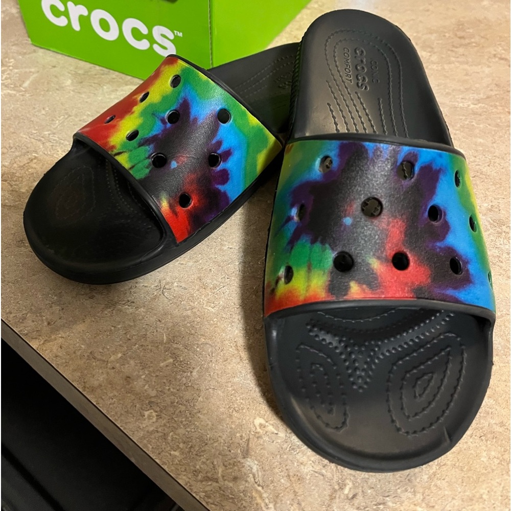 Like New CROCS slides